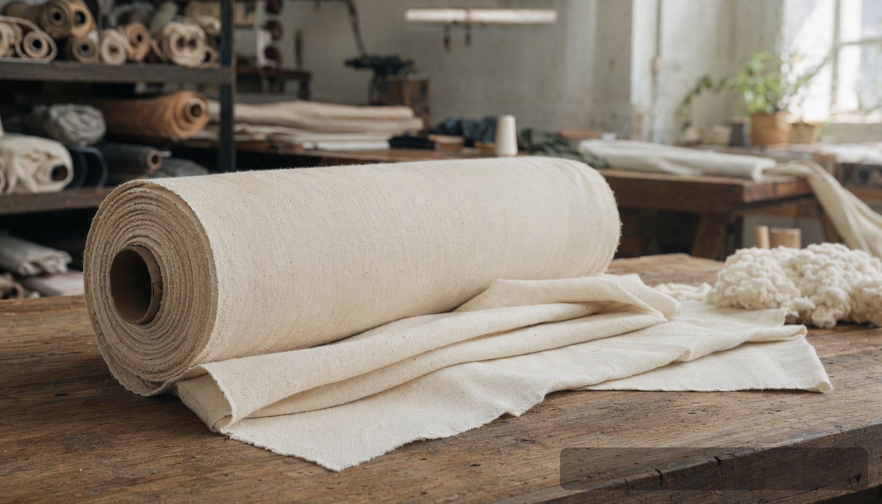 Textile certification labels and EU compliance documentation on a sourcing desk