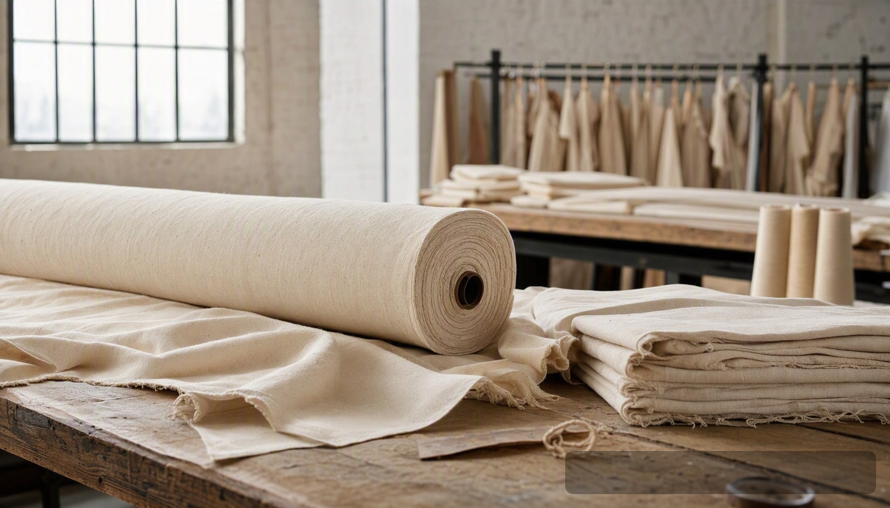 Apparel factory compliance audit with certification documents on a production floor